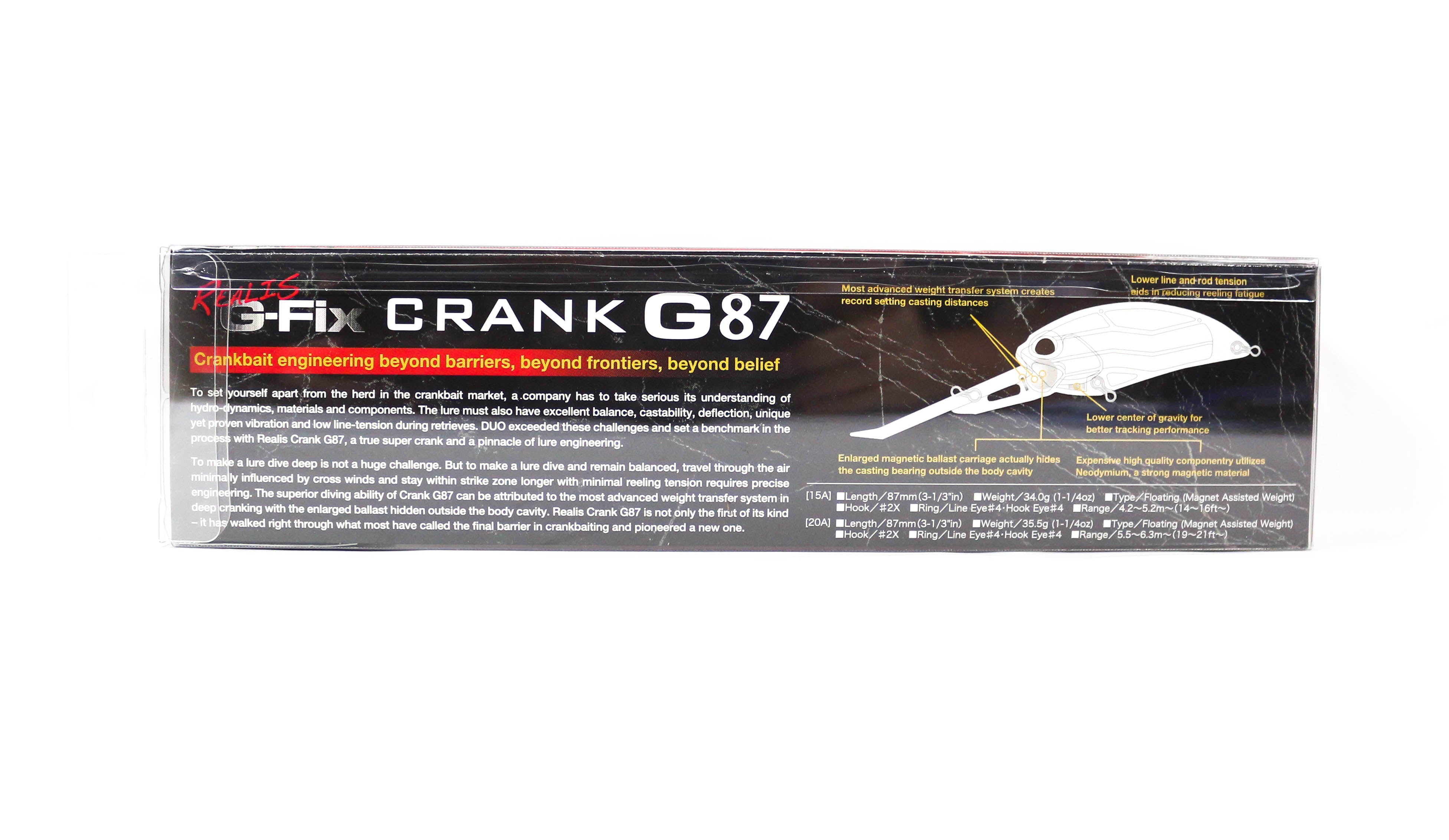 Duo Realis Crank G87 15A Crank Bait Floating Lure ACC3083 (3589)