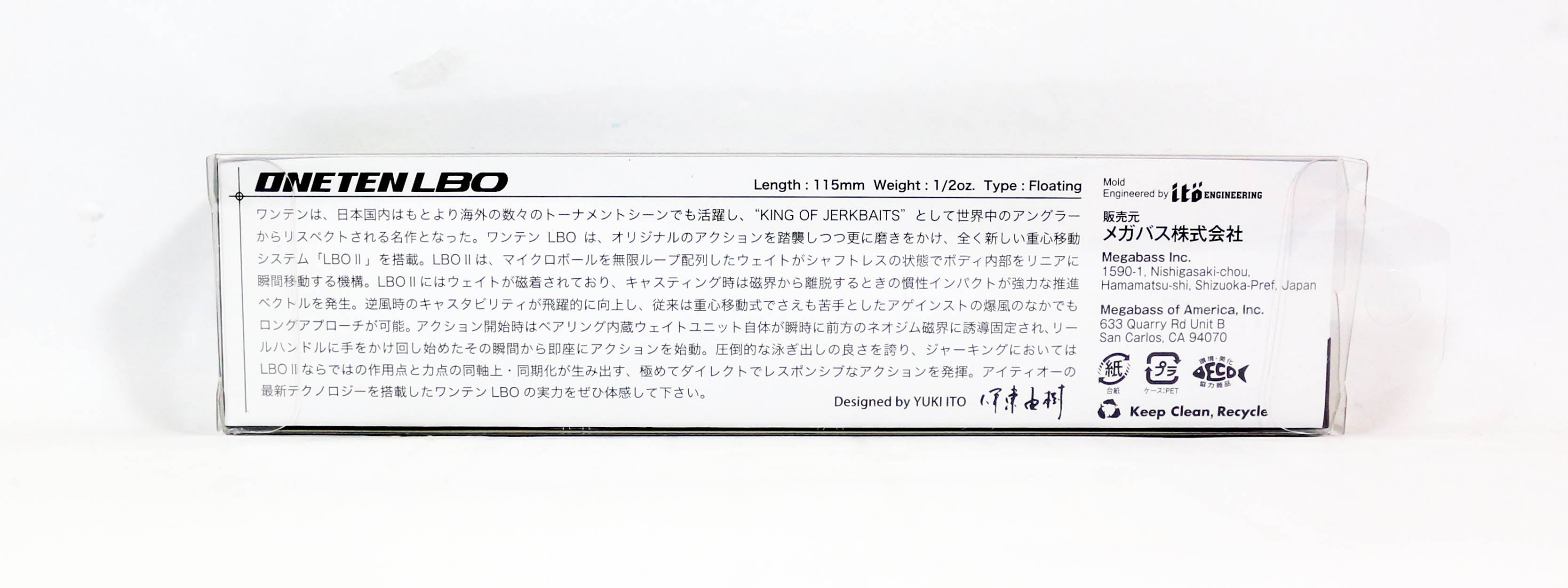 Megabass Vision 110 Oneten LBO Floating Lure Wagin Oikawa (4356)