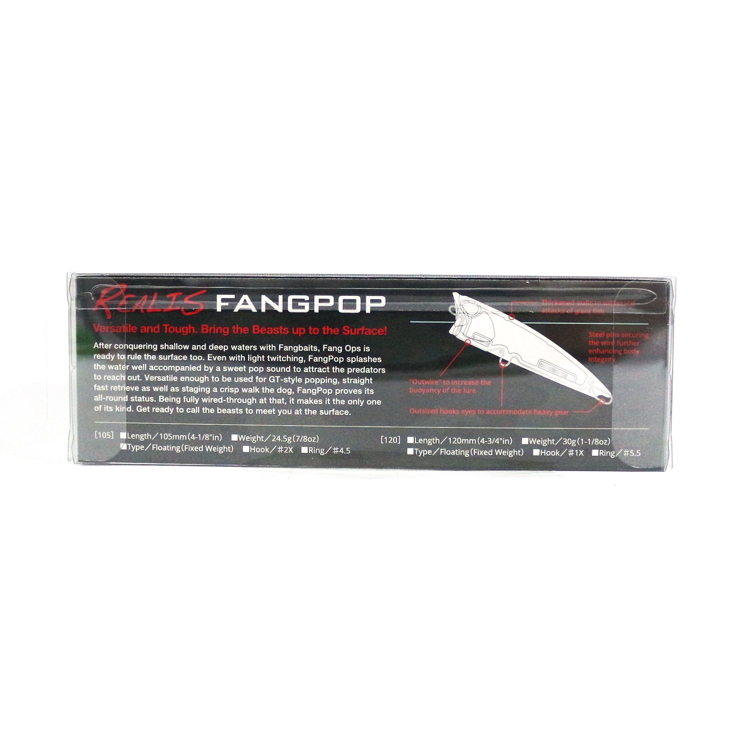 Duo Realis Fangpop 105 Floating Lure ACC3230 (4164)