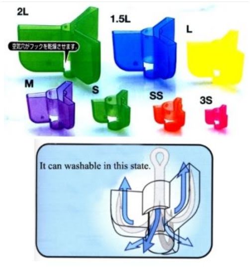Owner 81270 Safety Cap Treble Hook Size M Bulk Pack 56 /pack (2602)