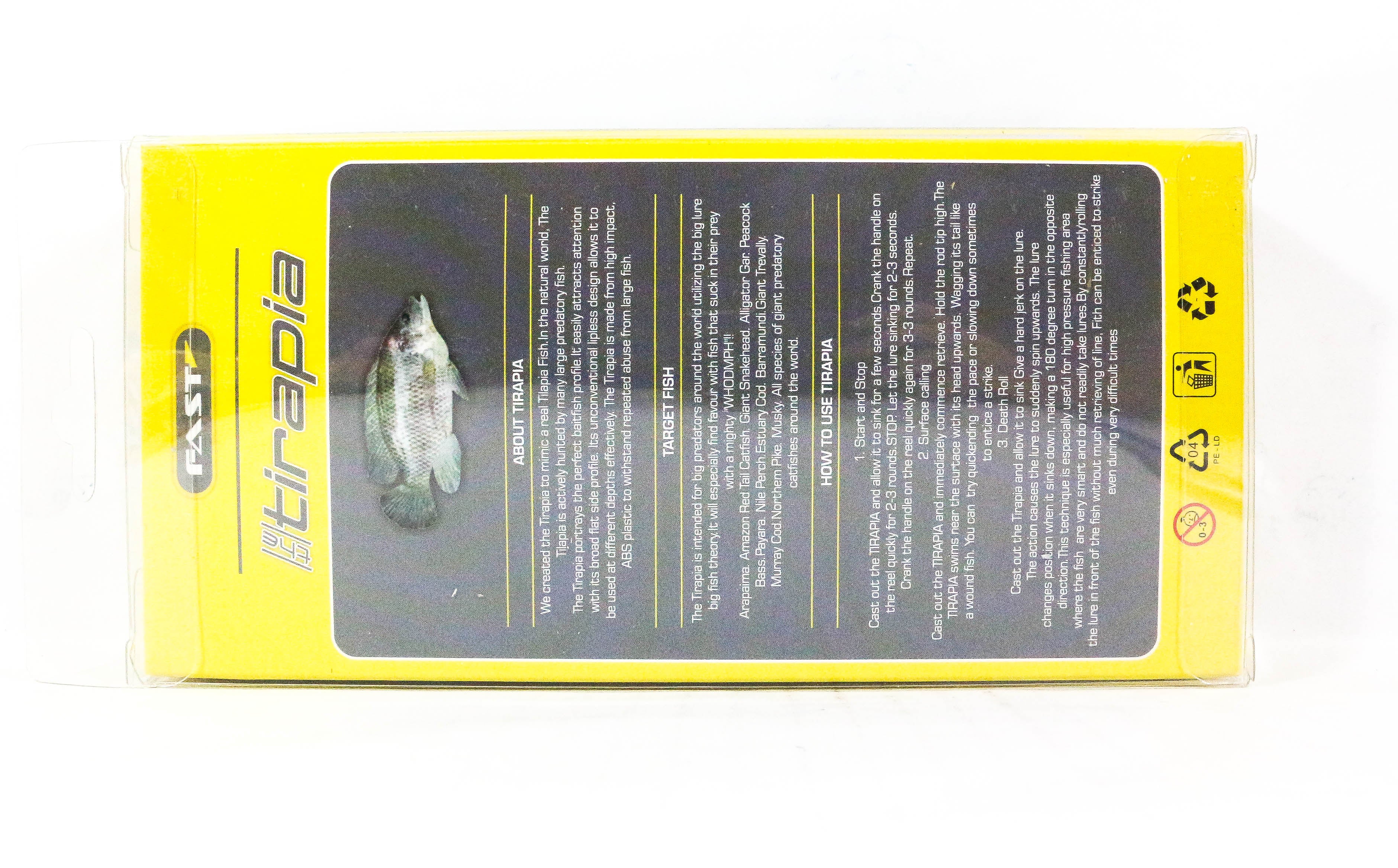 Sale Fast Tirapia Flat Side Jointed 140 mm 64 grams Sinking Lure 08 (6008)