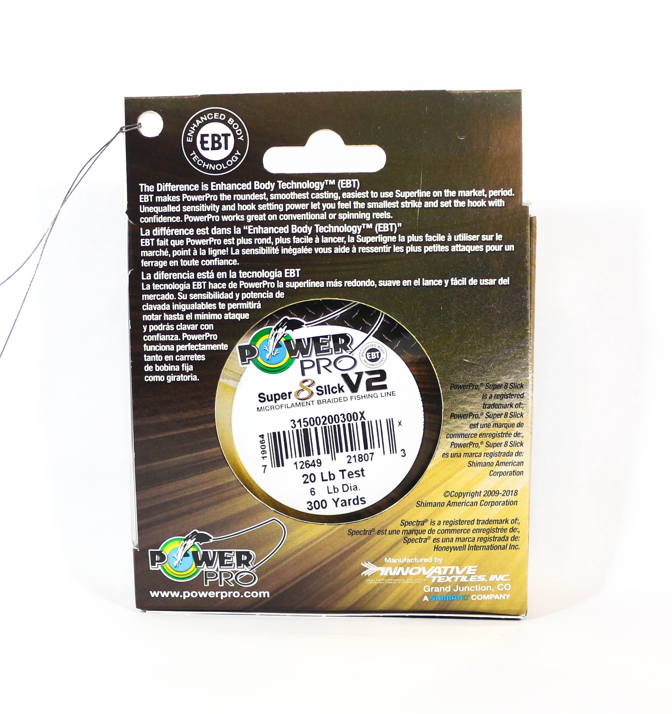 Power Pro Super 8 Slick Version 2 Spectra Line 20lb by 300yds Blue (8042)