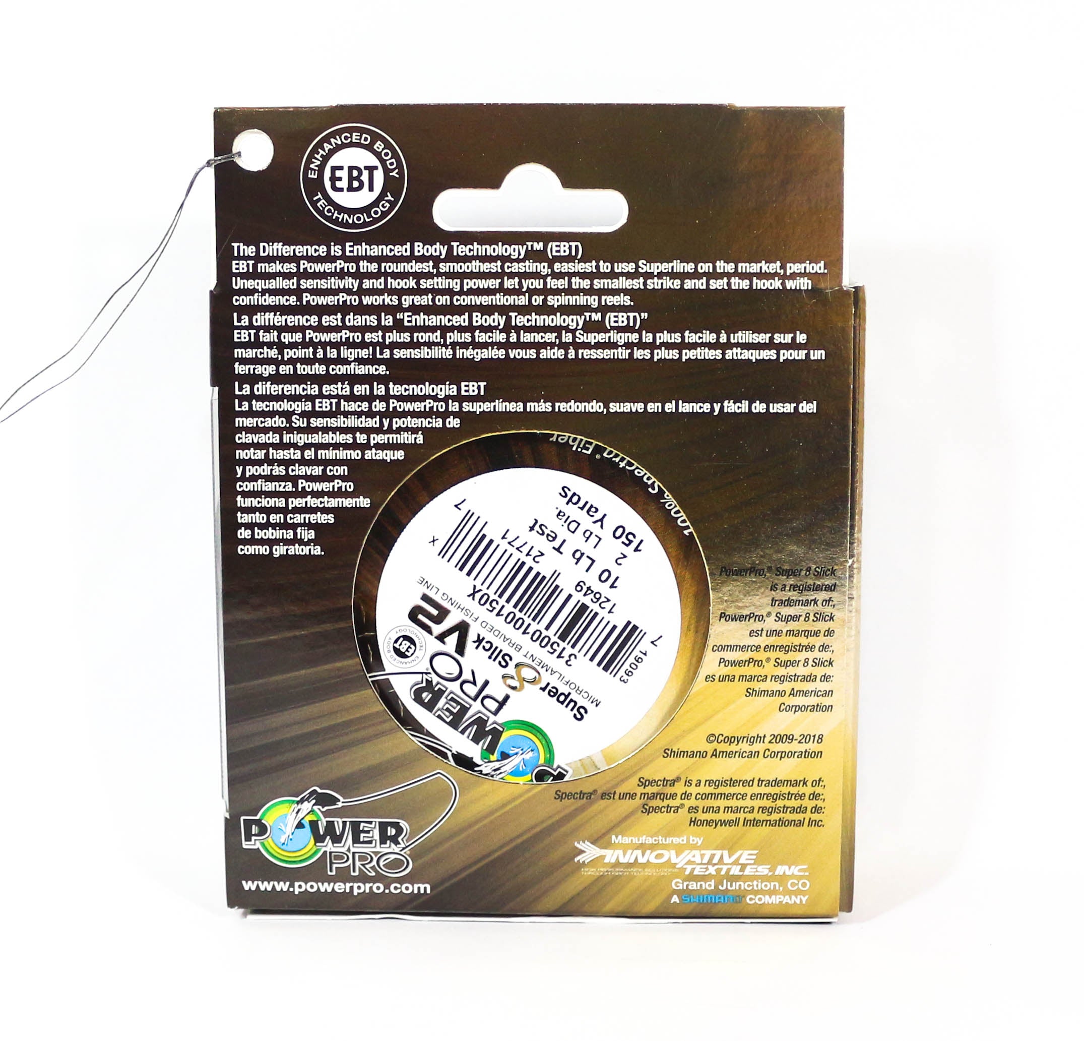 Power Pro Super 8 Slick Version 2 Spectra Line 10lb x 150yds Green (7700)