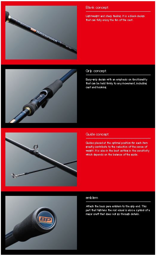 Sale Major Craft Basspara Series Baitcast Rod BXC 692M (6202)